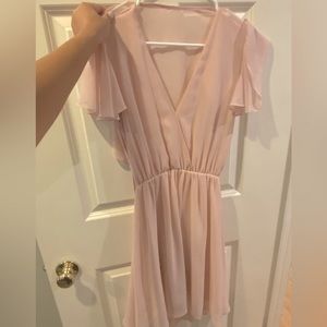 ASOS Pink chiffon summer dress